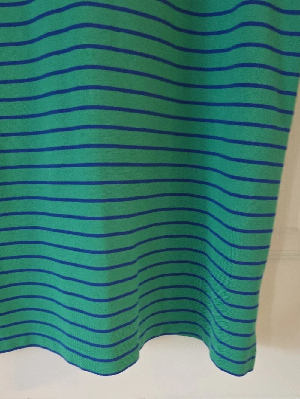 Polo Golf Ralph Lauren Green & Blue Striped Shirt Size XL